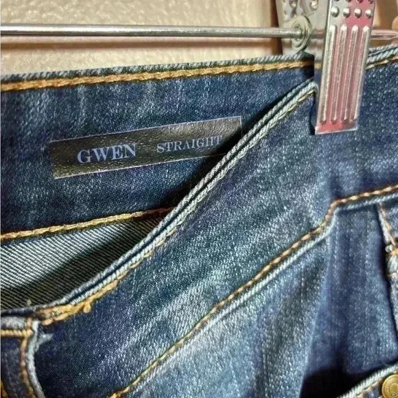 Code Bleu‎ Women's Jeans Gwen Straight Embellished Size 12 - Picture 4 of 5